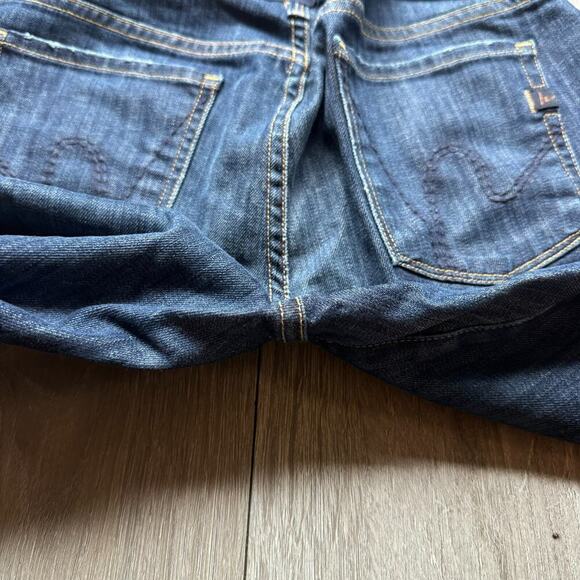 Citizens Of Humanity Dark Blue Straight Leg Jeans - Picture 11 of 14